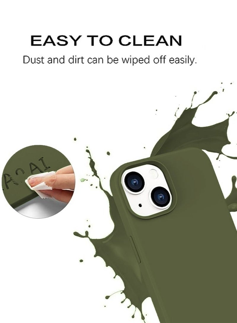 iPhone 15 Mobile Case Cover,Soft Liquid Silicone Protection Anti-Scratch Shockproof Accessories Slim Protective Back Cover with Comfortable Hold Touch Feeling and Anti-fingerprint - Image 3