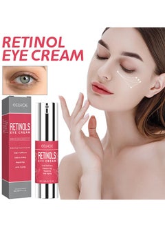 Retinol Eye Stick With Collagen And Hyaluronic Acid For Dark Circle Puffiness Eye Bags And Fine Lines Retinol Eye Cream Eye Brightener Stick Under Eye Cream For Anti Aging Improve Eye Skin