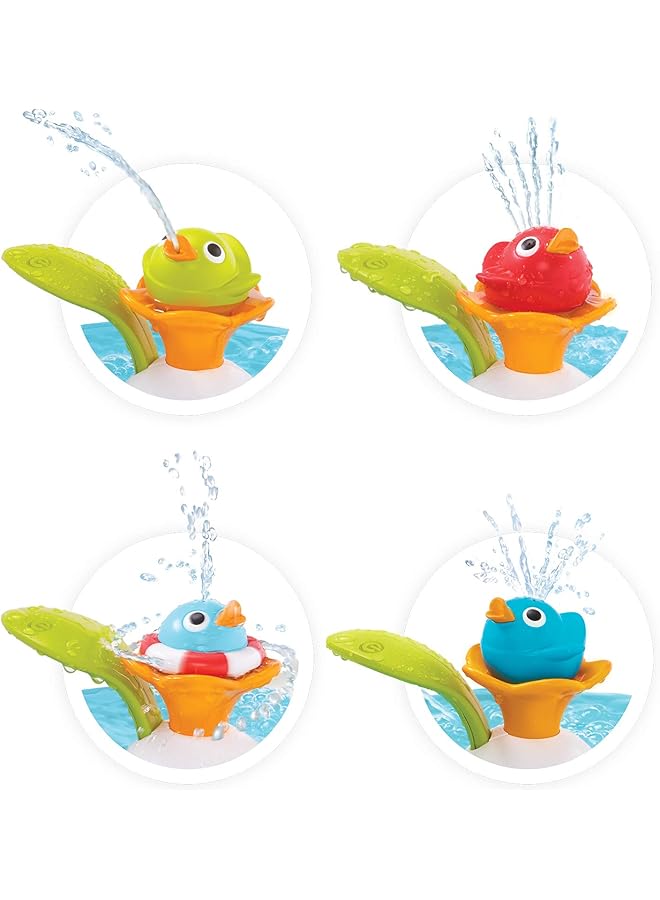 Yookidoo Duck Race Baby Bath Toy Water Fountain And Four Racing Magical Ducks For Bathtime Sensory Development Bath Time Fun 6 Months And Up - Image 3