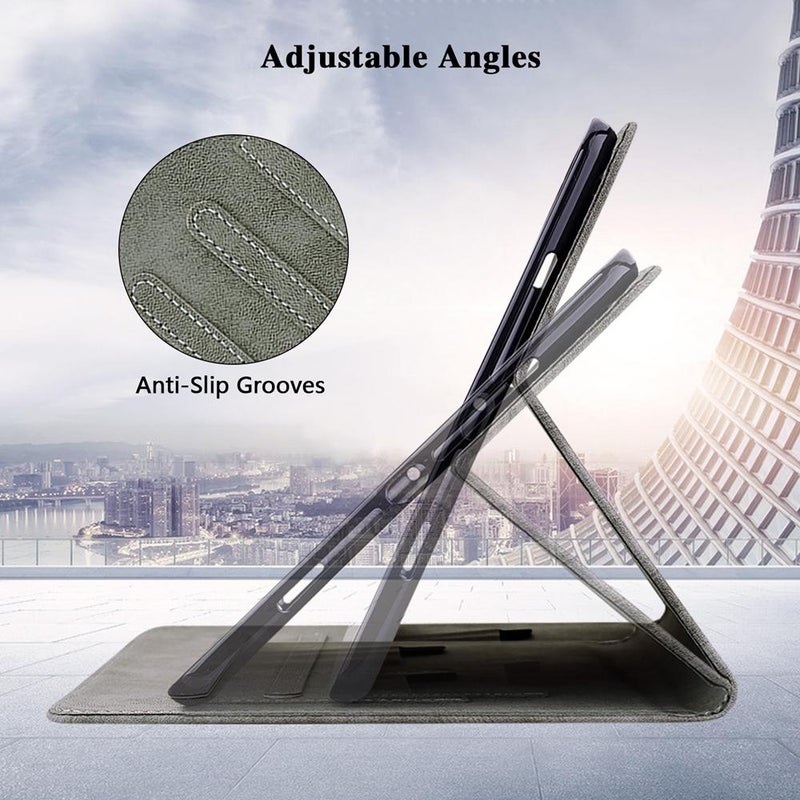 For Samsung Galaxy Tab S11 Tiger Pattern Flip Leather Tablet Case(Grey) - Image 4