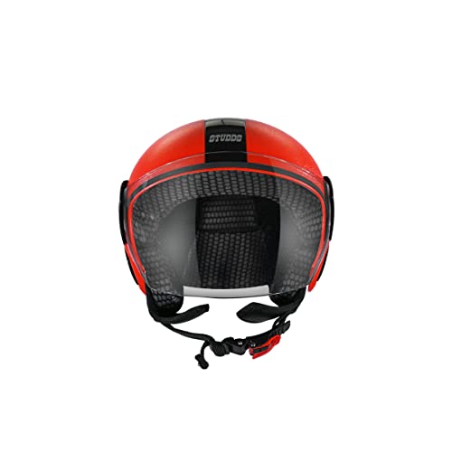 Studds FEMM Open Face Helmet (Red, XS) - Image 2