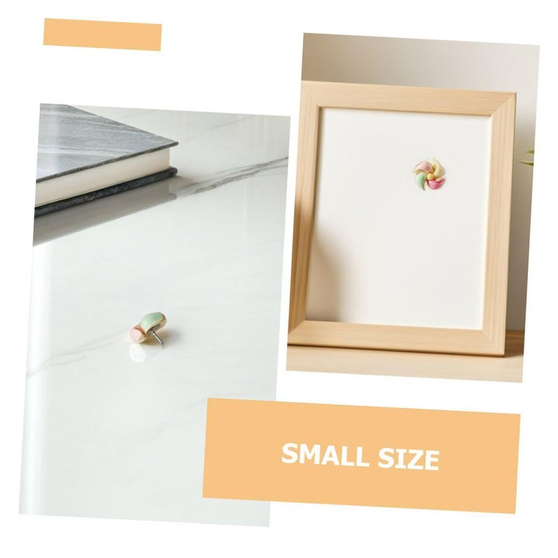 Decorative Push Pins 10pcs Colorful Resin Thumbtacks For Cork Board Map Photo Home Office School Bulletin Board - Image 4