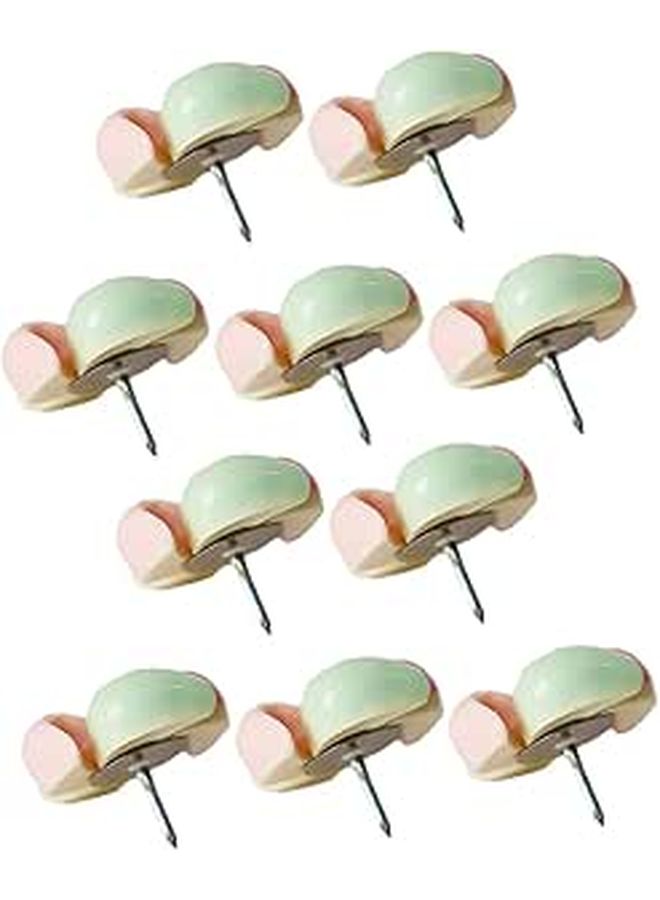 Decorative Push Pins 10pcs Colorful Resin Thumbtacks For Cork Board Map Photo Home Office School Bulletin Board - Image 1
