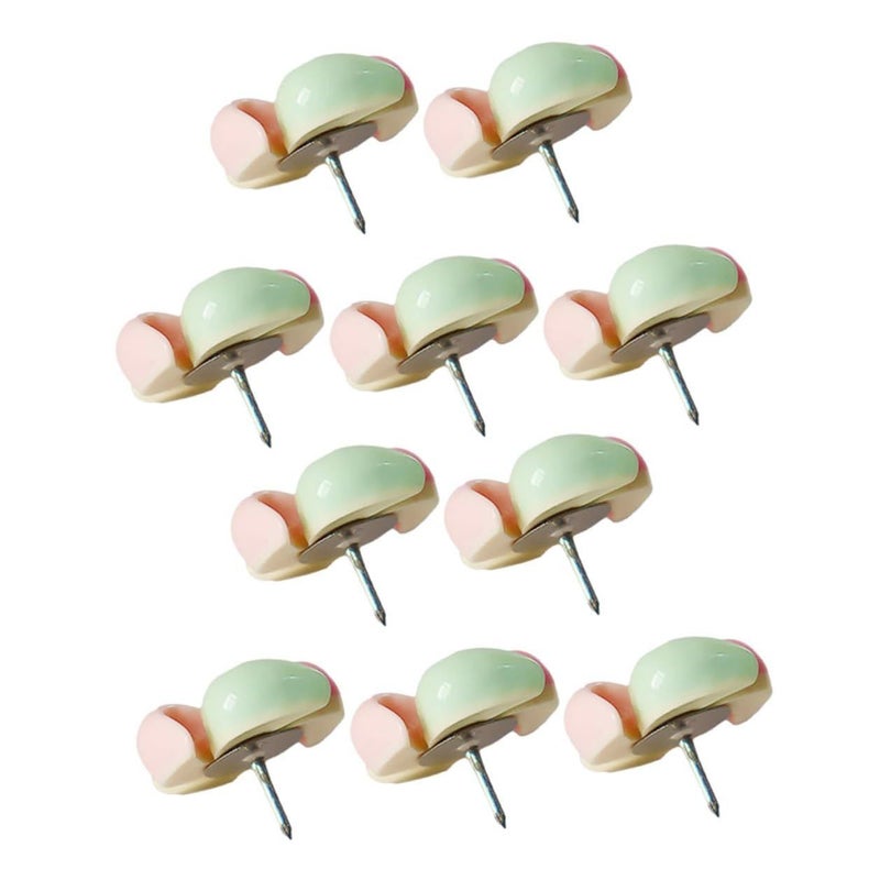 Decorative Push Pins 10pcs Colorful Resin Thumbtacks For Cork Board Map Photo Home Office School Bulletin Board - Image 2