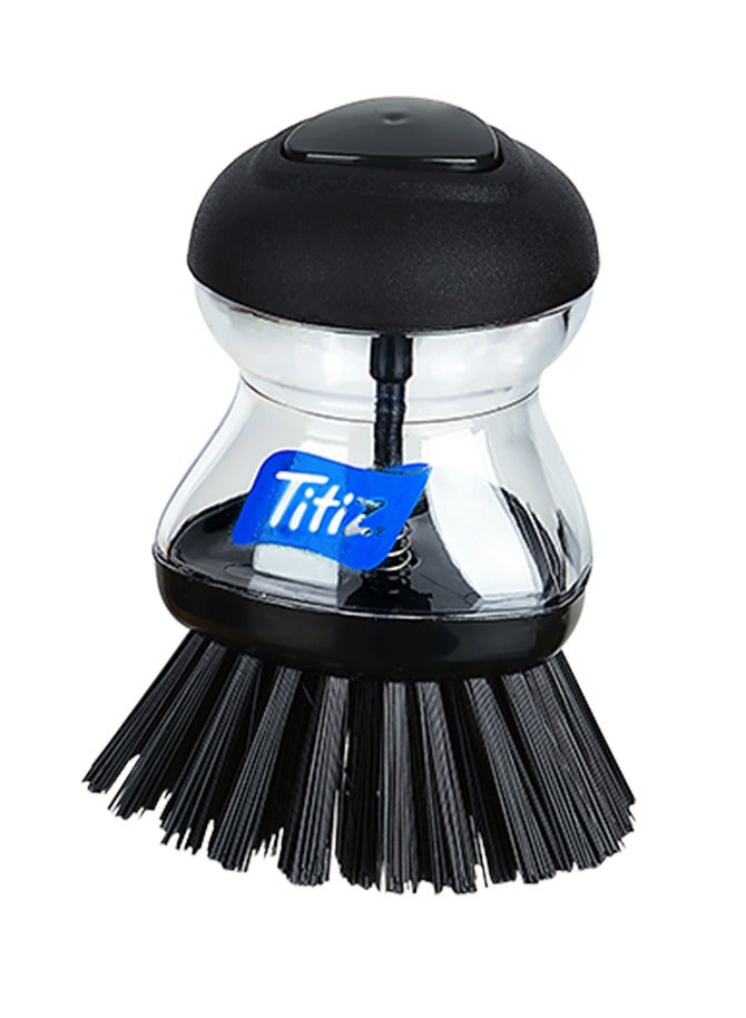 Titiz Soap Dispensing Palm Dish Brush - Image 1