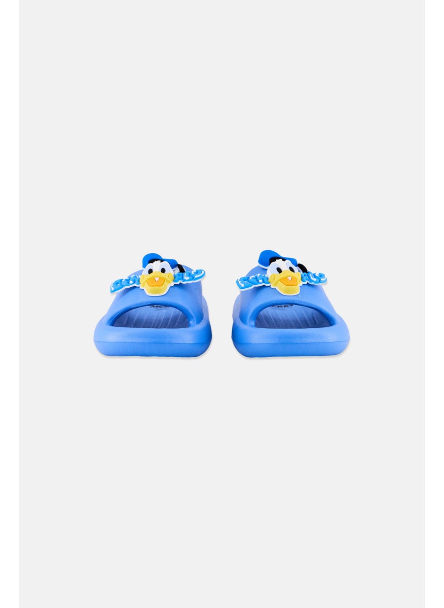 Disney Toddlers Boy Slip On Mickey And Friends Slides, Blue  - Image 2