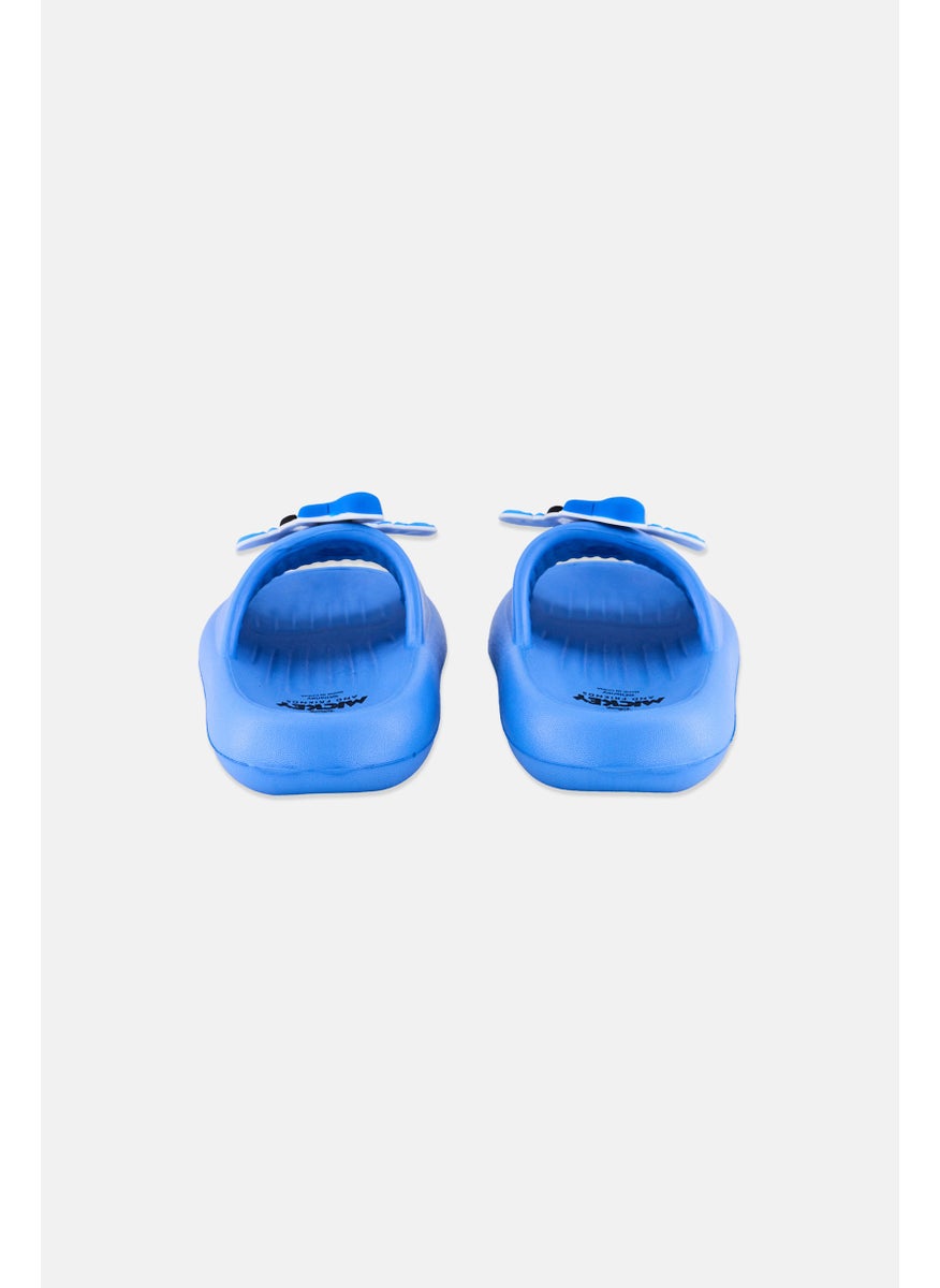 Disney Toddlers Boy Slip On Mickey And Friends Slides, Blue  - Image 4