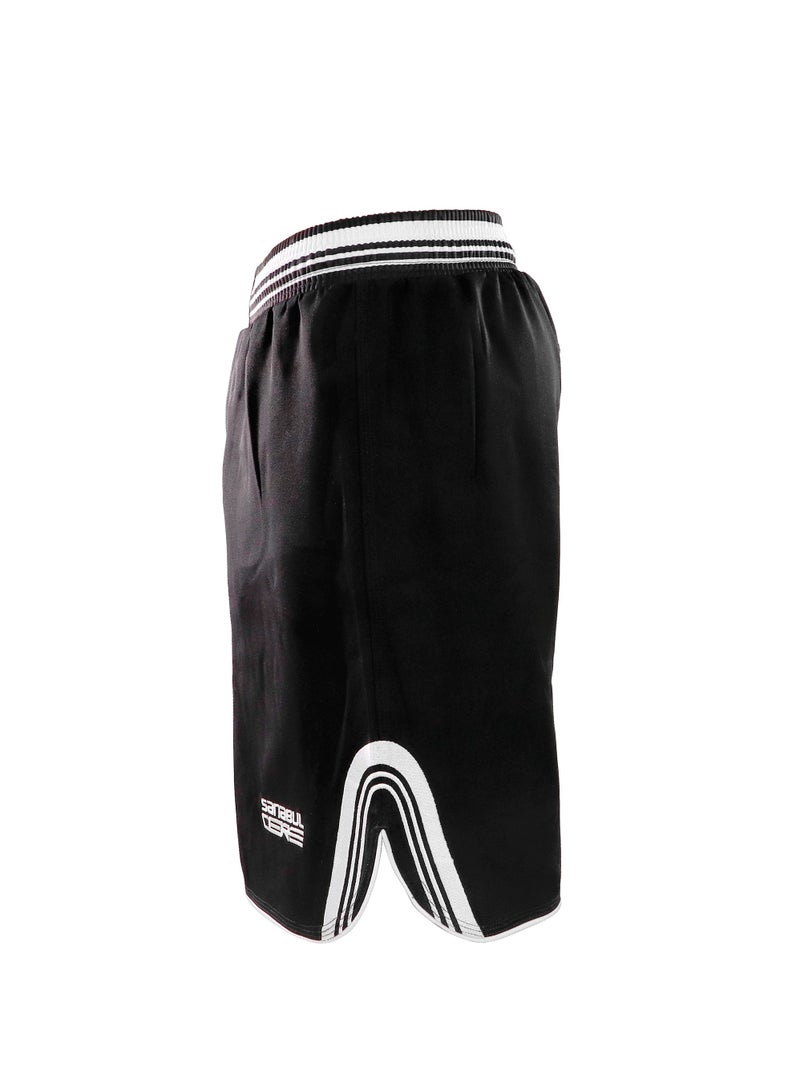 Sanabul  Sanabul Core MMA Shorts for Men  Boxing No Gi Jiu Jitsu Grappling BJJ Shorts BLACK/WHITE 2-XLARGE - Image 3