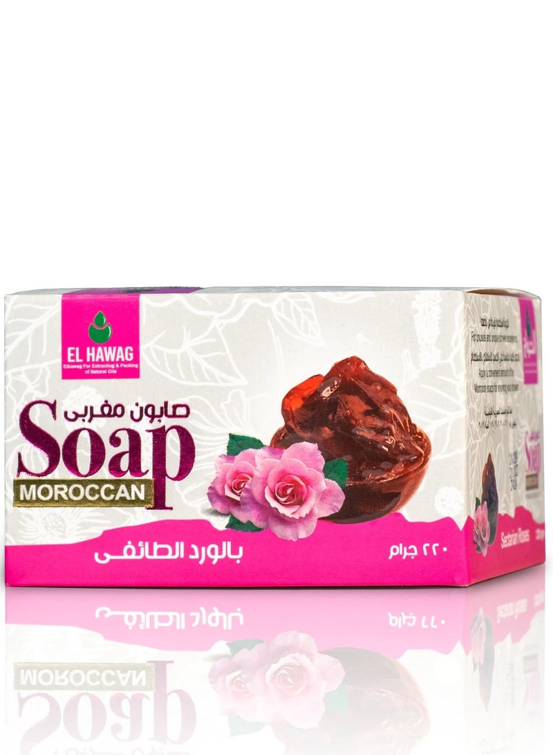 الحواج صابونة مغربي بالورد الطائفي لنضارة البشرة - Image 3