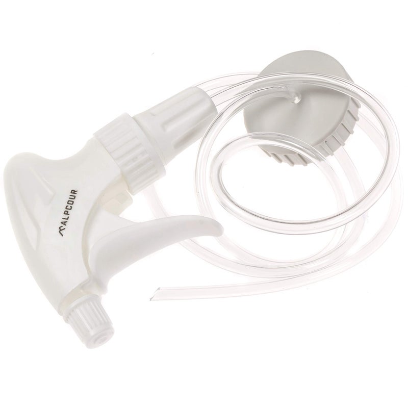 Alpcour Portable Toilet Sprayer Compact Handheld Shower Head Toilet Attachment for Easy Cleaning Indoor Outdoor Camping Commode Suitable for Any 17 Water Tank Cap for Camping RV Boat More