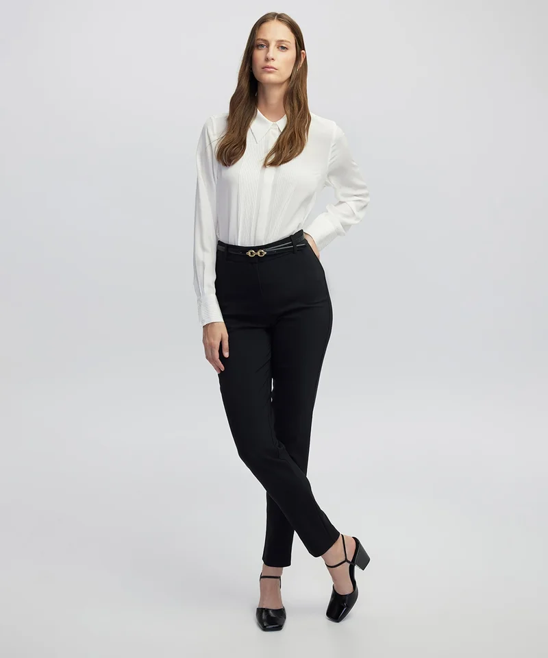 ابيكول قميص حريري بكسرات