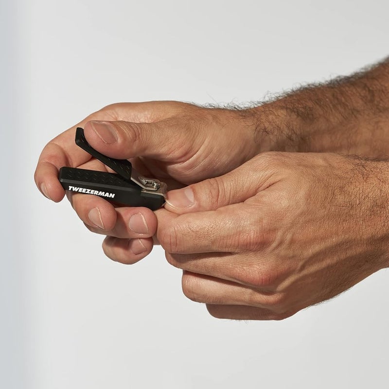 Tweezerman Precision Grip Fingernail Clipper, Black - Image 2