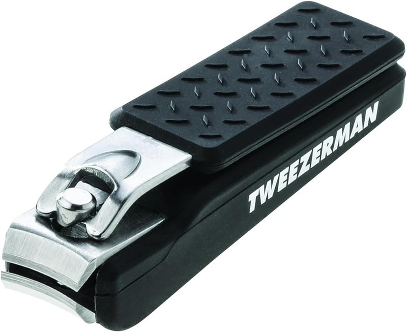Tweezerman Precision Grip Fingernail Clipper, Black - Image 1
