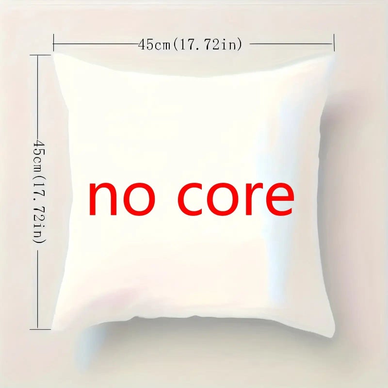 2D Flat Double Sided Elegant Crane Pillowcase 20x20 Inch Holiday Gift Cushion Cover Printed Polyester - Image 3