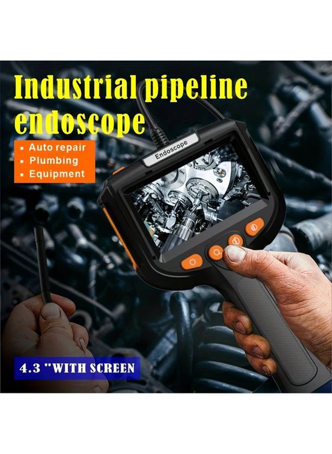 2M Cable Industrial Endoscope with 10 92cm LCD Screen Dual Battery USB Charging - Image 3