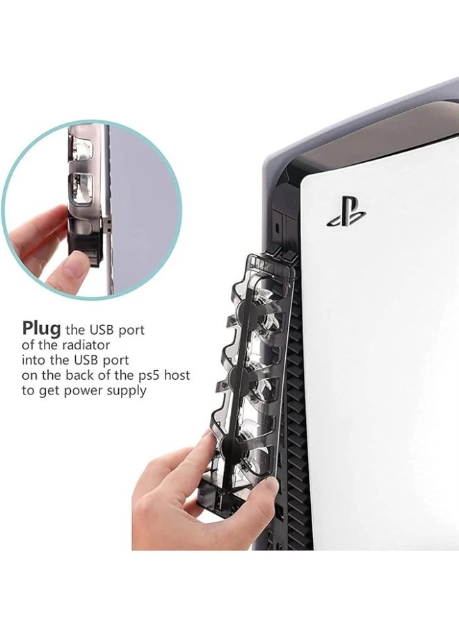 Generic External USB Cooling Fan with LED – Compatible with PS5 FAT, Disc & Digital Editions  - Image 3