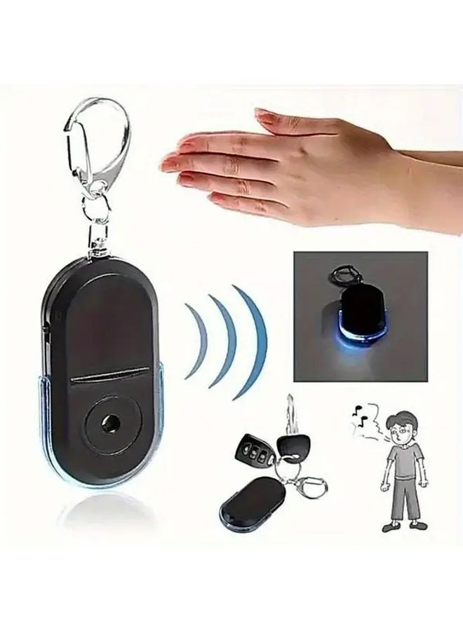 3pcs Ultra Sensitive Key Finder Alarm With Panic Whistle LED Flashlight Random Color - Image 5
