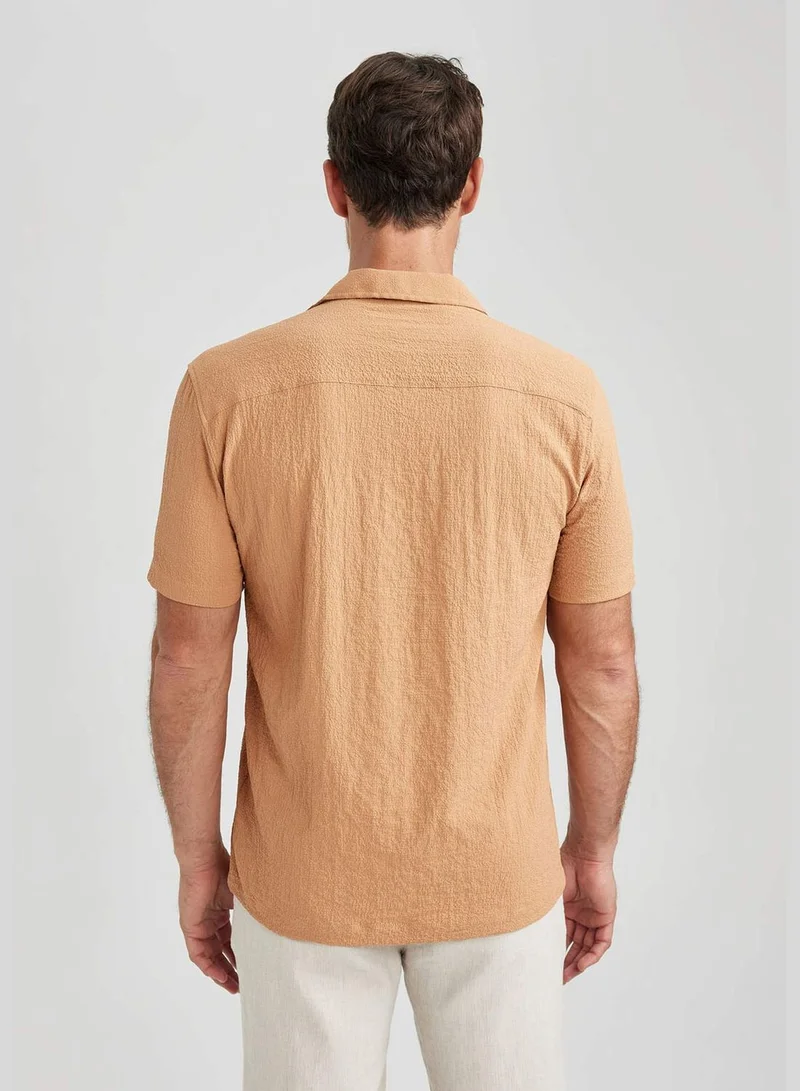 DeFacto Man Woven Short Sleeve Shirt