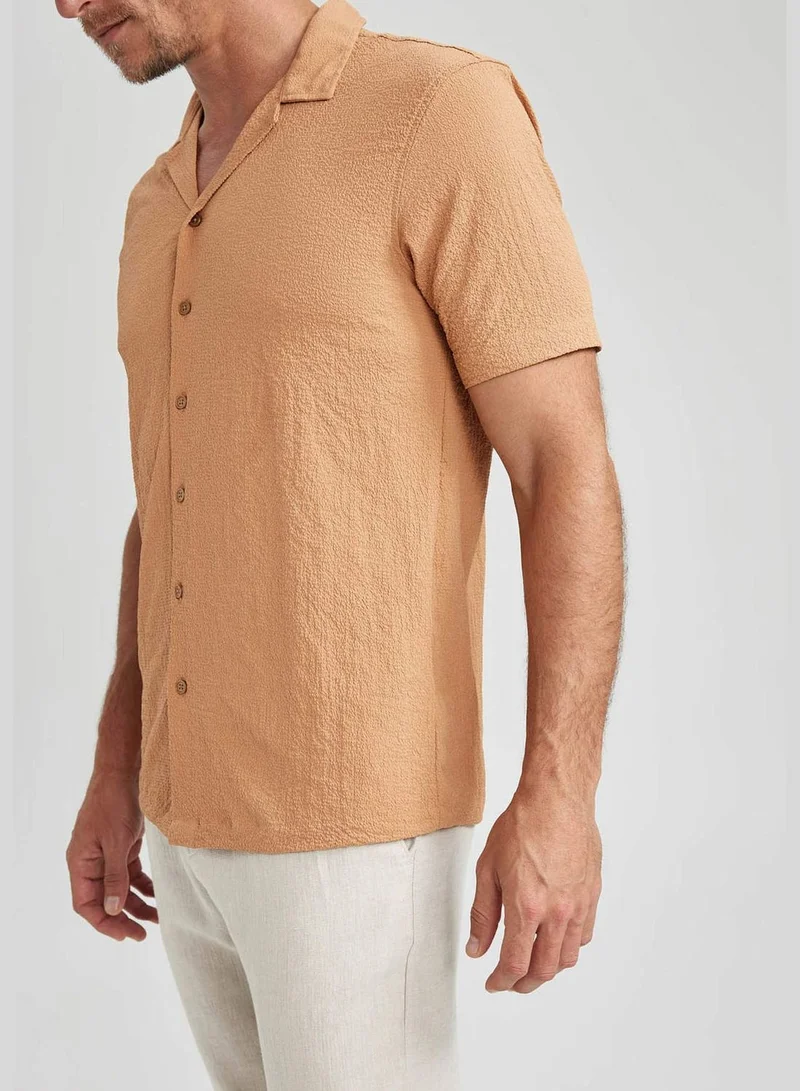 DeFacto Man Woven Short Sleeve Shirt