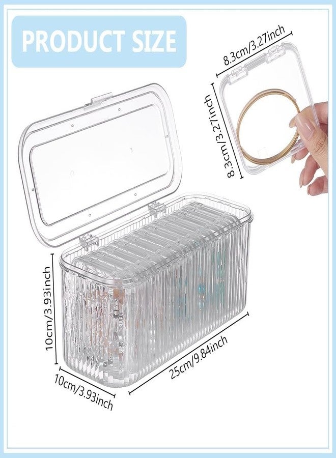 VPGS 1 PCS Acrylic Jewelry Organizer Box Set Transparent Portable Jewelry Storage Case with AntiOxidation Protection Organizer for Earrings, Rings, Bracelets Necklace & Watch - Image 2