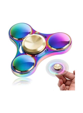 Fidget Spinner متعدد الألوان يقلل من الإجهاد والقلق يقتل الملل للأطفال البالغين بوصة - view 3