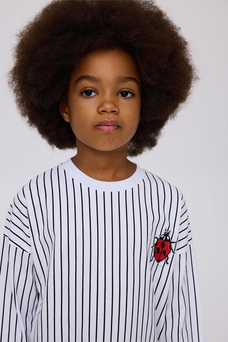 TYESS Bg Store Girl Striped Sweatshirt  - Image 3