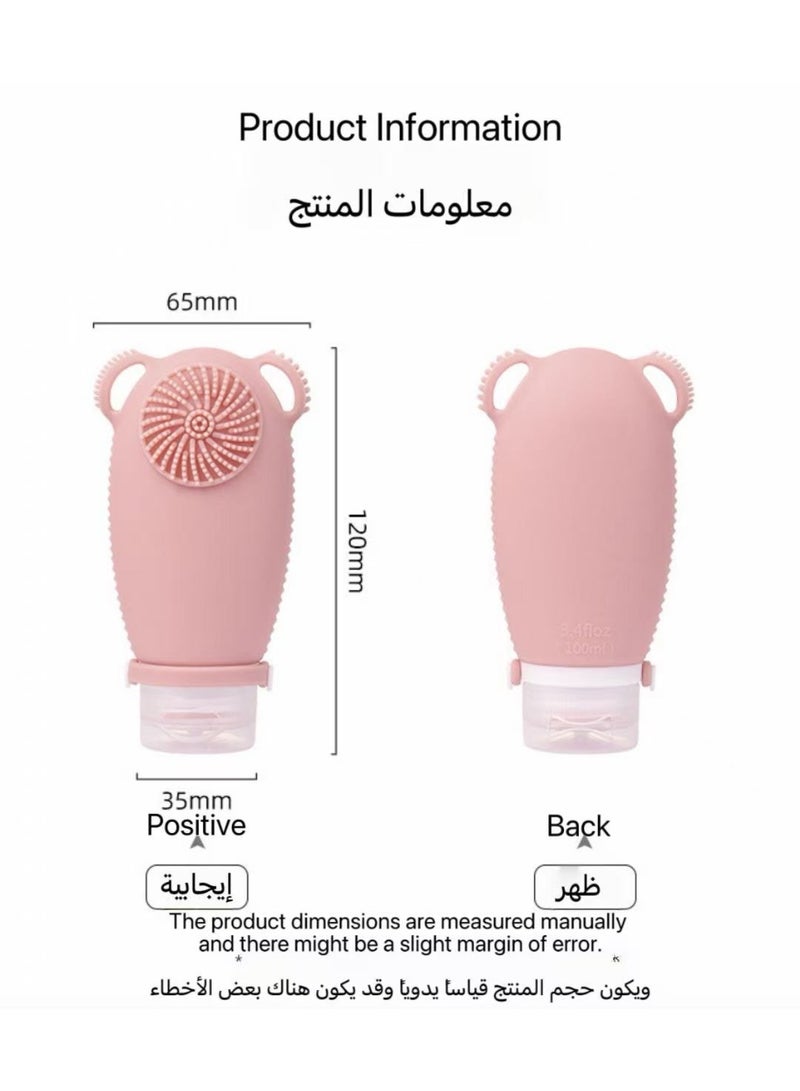 Facial cleansing brush travel bottle - Image 3