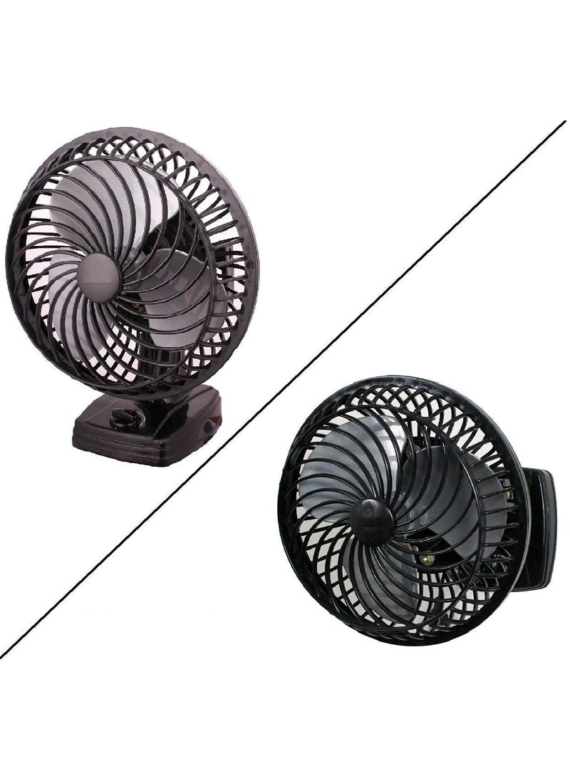 Yashvin Yashvin High Speed 230mm 3 in 1 WallTableCeiling Personal Wall Table Fan For Office Living Room with High Air ThrustRoyal BLACK114  - Image 1