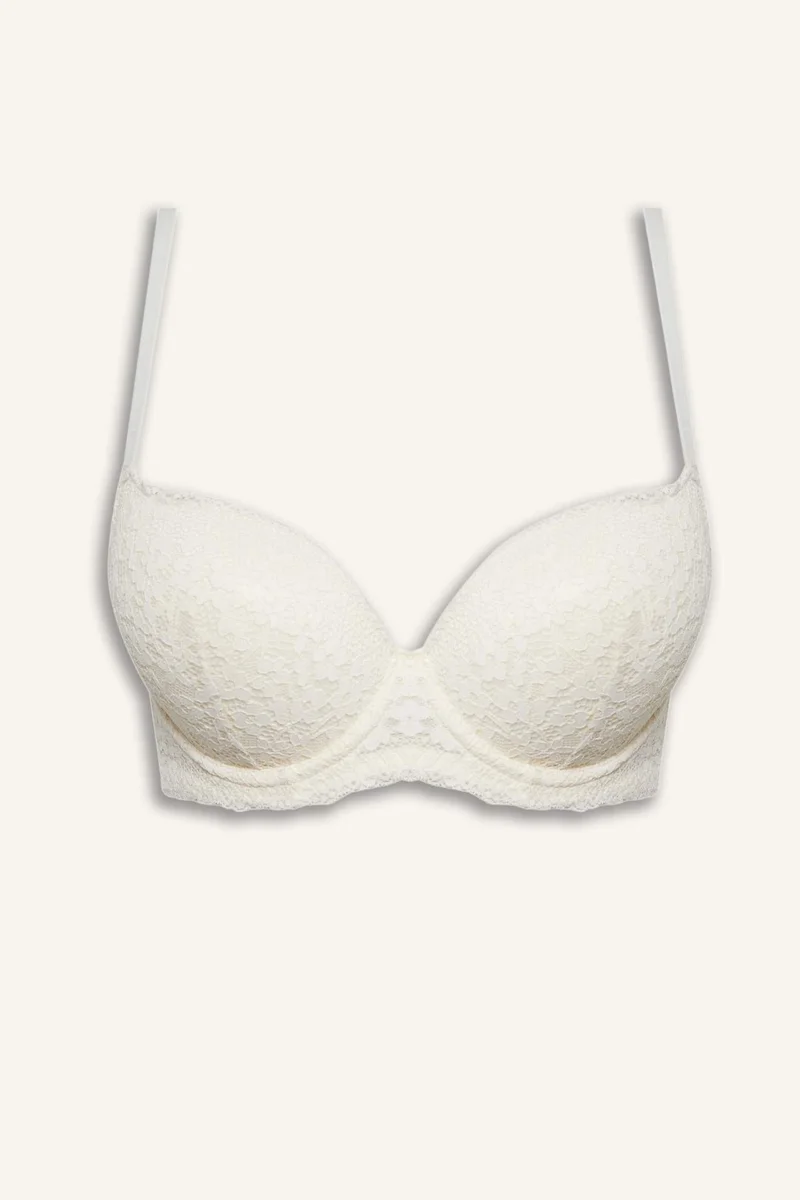 DeFacto Lace Covered Padded Underwired T-Shirt Bra