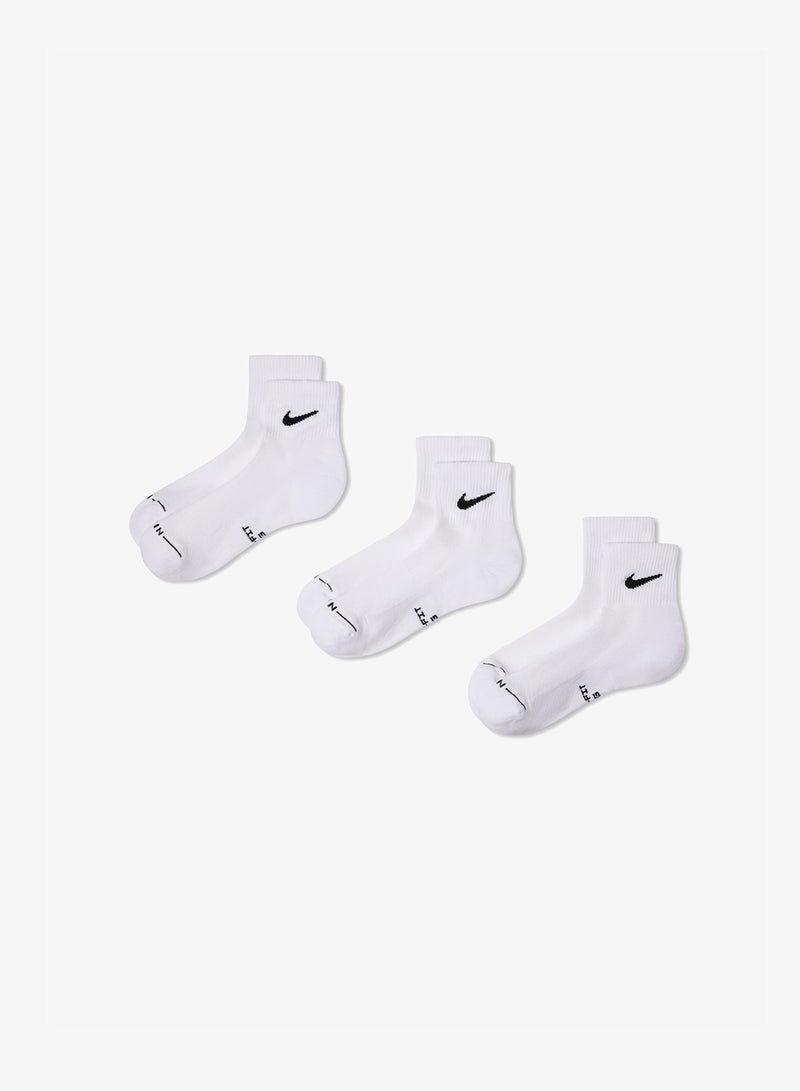 Nike 3-Pack Everyday Elevated Ankle Socks - Image 1