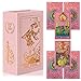 LYINGFISH Tarot Cards for Beginners Pink Tarot Cards with Guide Book Gold Foil with Meanings on Them 78 Classic Origina Waterproof Rider Waite Taro Deck Fortune Telling GamePink - Image 2