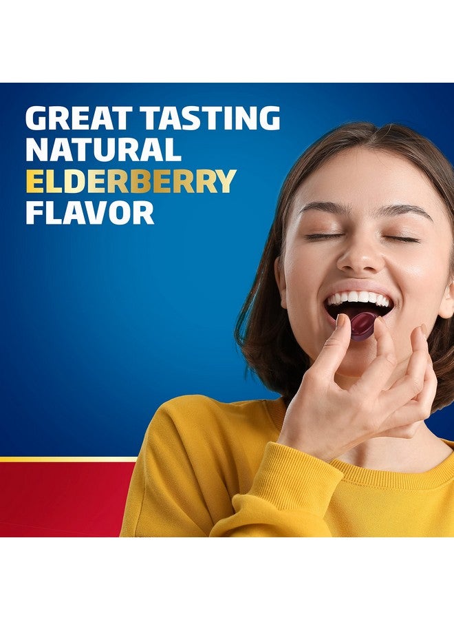 Cold-EEZE Defendeeze Immune Support Dietary Supplement Lozenges 100% Daily Value Of Zinc Vitamins C & D Per Dose With Echinacea & Elderberry Elderberry Flavor 30 Lozenges - Image 4