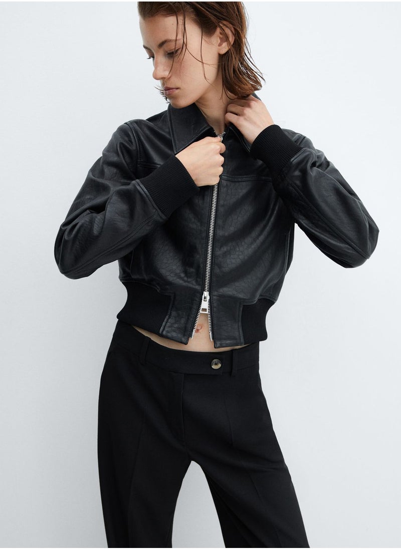 MANGO - High Waist Pants - Image 1