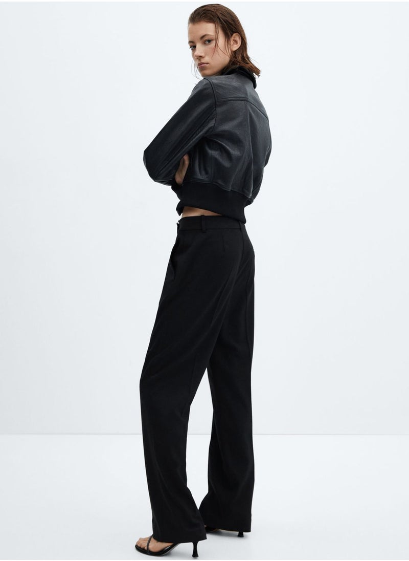 MANGO - High Waist Pants - Image 1