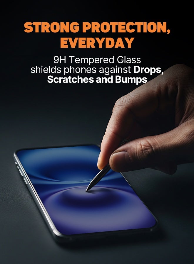 FITIT حماية شاشة زجاجية مقسّاة لجهاز آيفون 16 بلس – فلتر خصوصية، حماية من السقوط، وضوح عالي – fitit - Image 3