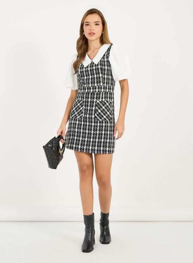 Styli Tweed Mini Dress  - Image 4