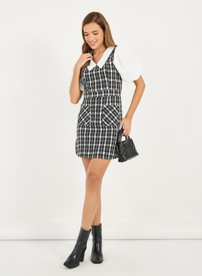 Styli Tweed Mini Dress  - Image 2