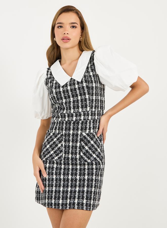 Styli Tweed Mini Dress  - Image 1