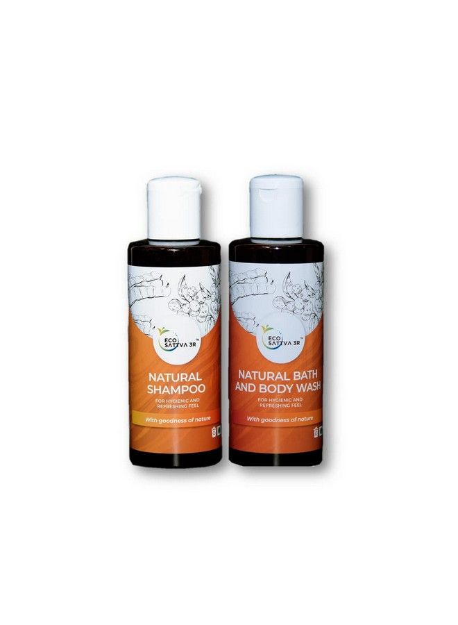 ECOSATTVA 3R Shower Combo Ecosattva 3R Natural Bath&Body Wash And Natural Shampoo (200Ml Each) - Image 2