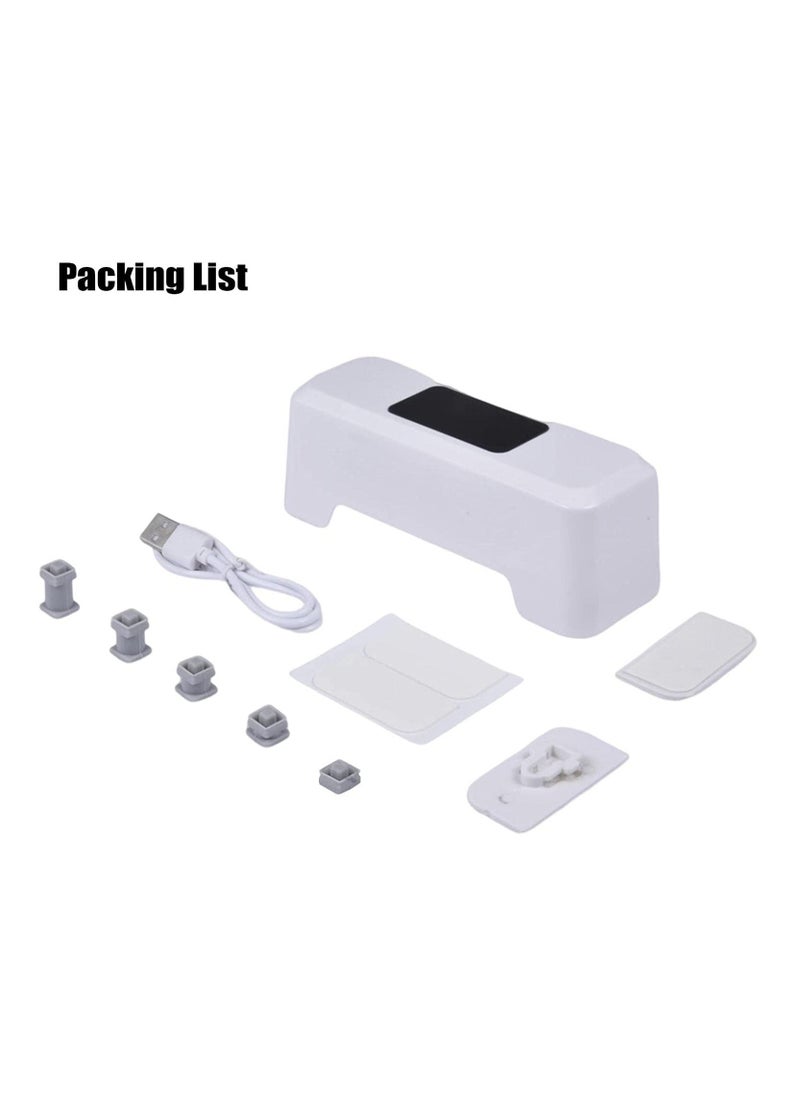 Generic - Automatic Toilet Flusher Toilet Sensor Flush Contact-free Charging Smart Infrared Sensor Presser Public Toilet Hotel Flush - Image 1