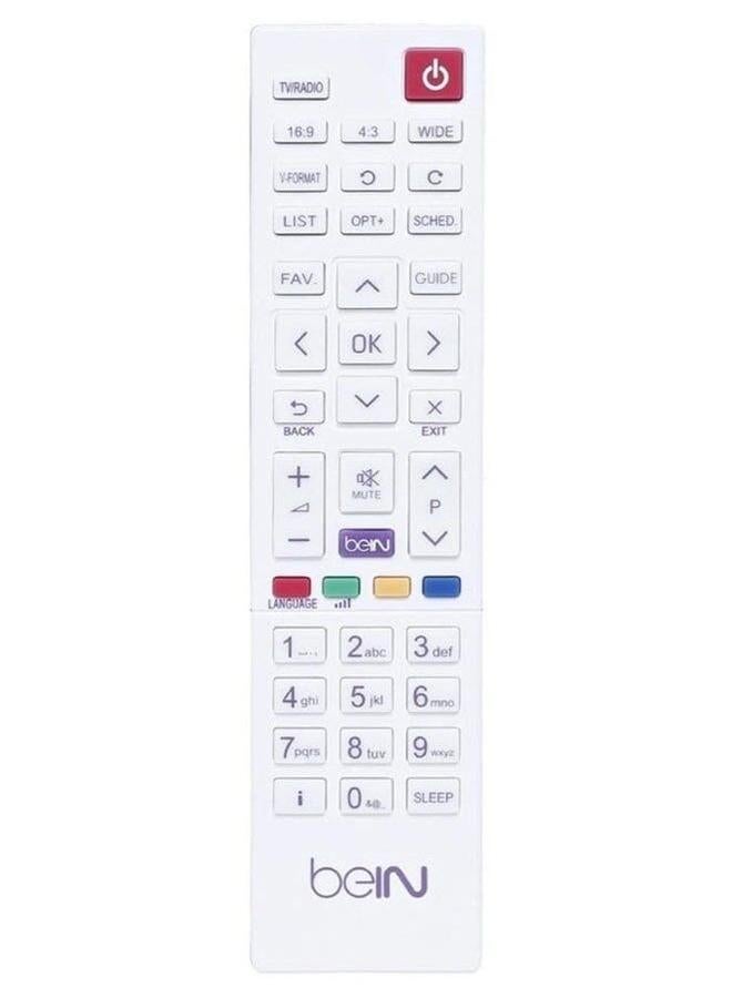 bein Sports Receiver Tv Remote Control White Purple