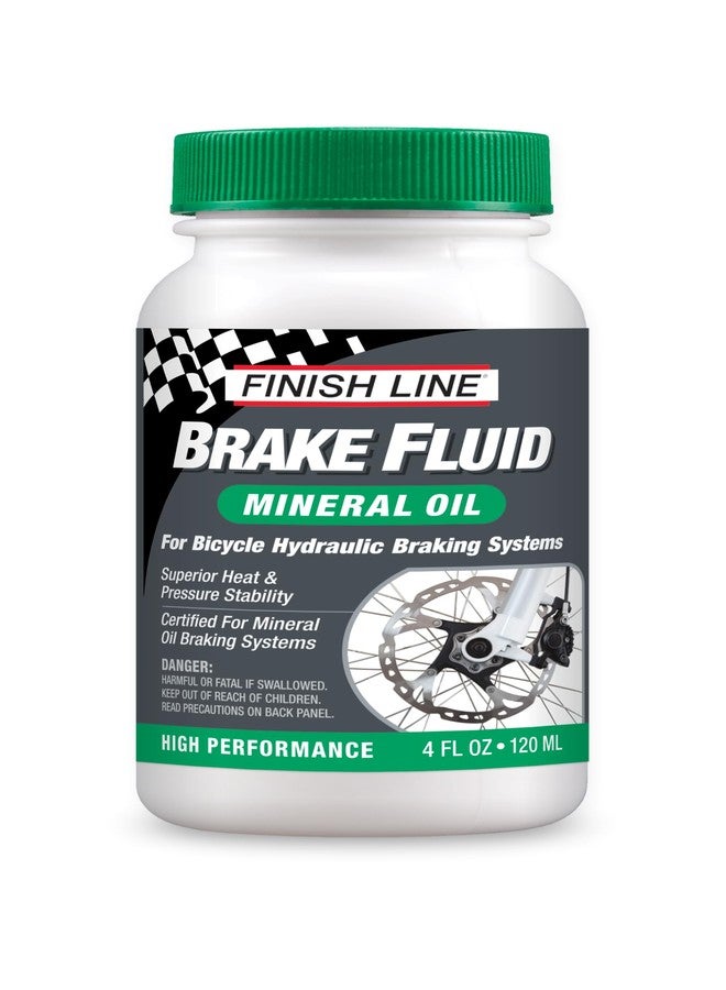 Finish Line Mineral Oil Bicycle Brake Fluid – Low Viscosity Hydraulic Disc Brake Fluid for Smooth Lever Response and Enhanced Performance – 4oz Bottle - Image 1