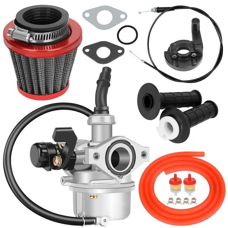 YOXUFA PZ19 Carburetor 19mm Carb for 110cc 125cc 50cc 70cc Pit Dirt Bike ATV Apollo TaoTao Baja Coolster SSR Xmotos XPro Thumpstar Chinese 4 Wheeler Quad 4 Stroke Parts
