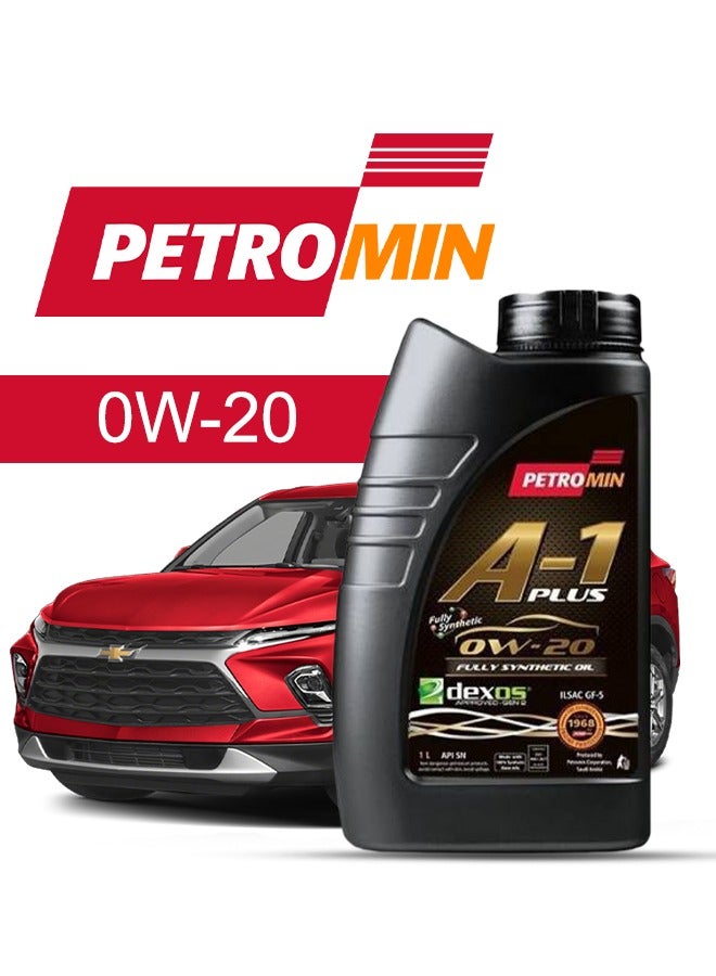 Petromin Engine Oil – For Chevrolet Trail  2024 - 2020, 4 Liter,  0w20 Petromin - With Engine Oil Filter - 2020 2021 2022 2023 2024