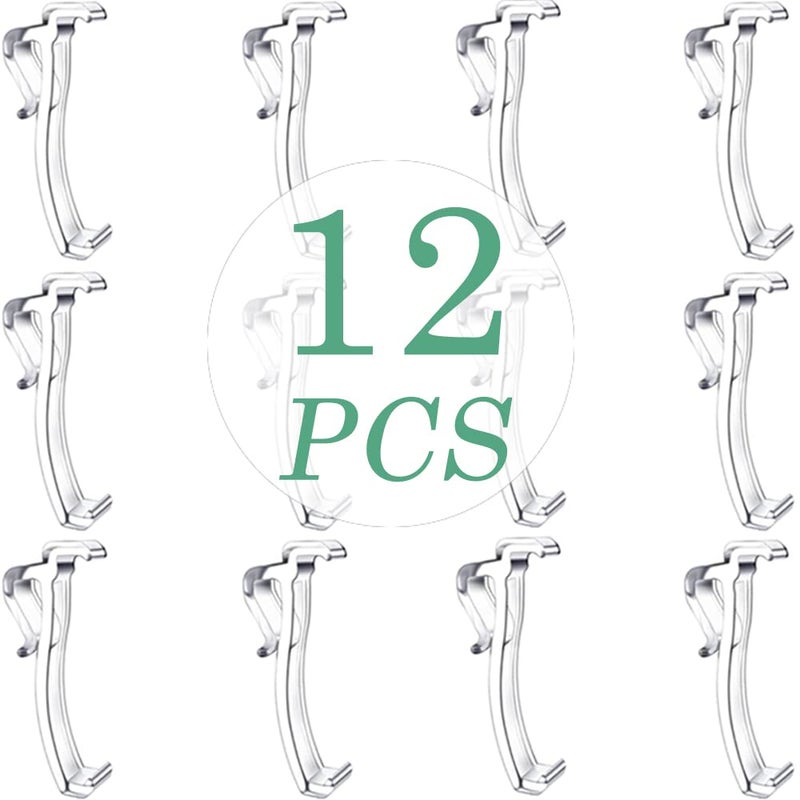 Takngjd 2.5 Inch Valance Clips for Horizontal Blind Valance (12 Pieces) - Image 2