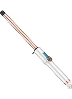 Hoson 34 Inch Extra Long Barrel Curling Wand Ceramic Tourmaline Curling Wand Professional Dual Voltage with Adjustable Temperature 