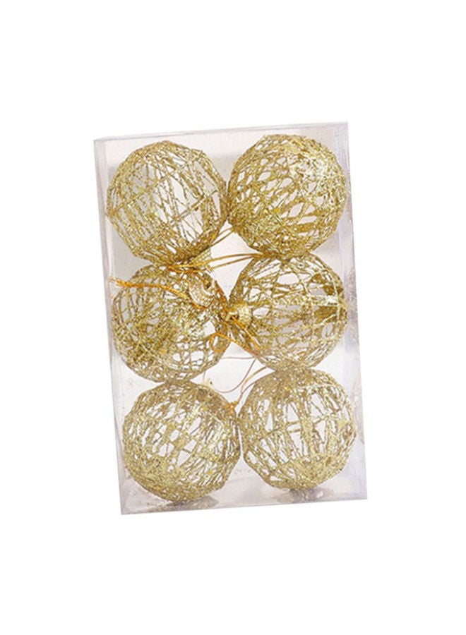 6 pieces - Christmas Ball Decorations - Image 1