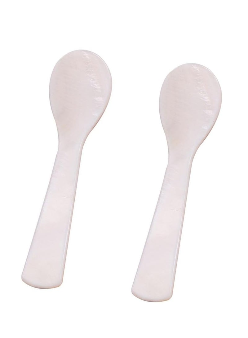 أوزيغالور مجموعة ملعقات الكابيار ملعقة الصدف شعرية ملعقات الكابيار من الحصي الأم الداخلية ذات الأوتاد الكروية للكابيار، البيض، والآيس كريم - Image 1