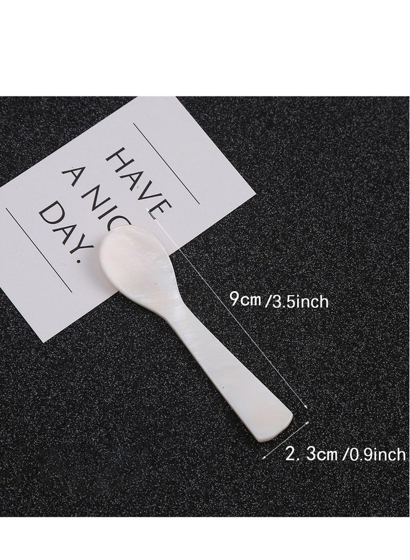 أوزيغالور مجموعة ملعقات الكابيار ملعقة الصدف شعرية ملعقات الكابيار من الحصي الأم الداخلية ذات الأوتاد الكروية للكابيار، البيض، والآيس كريم - Image 2