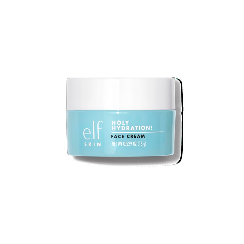 elf e.l.f. SKIN Mini Holy Hydration! Face Cream, Moisturizer For Nourishing & Plumping Skin, Infused With Hyaluronic Acid, Vegan & Cruelty-Free, 0.529 Oz - Image 1